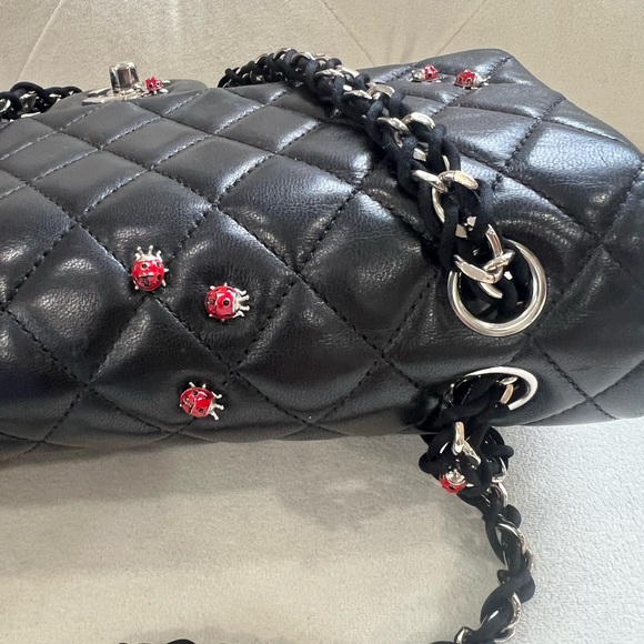 ON HOLD❌Rare🐞🐞Chanel Classic Ladybug Quilted Lambskin Medium Flap Bag - Picture 3 of 13